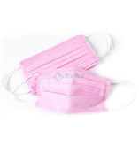 3M 三层无纺布口罩50只/盒 红色加厚款