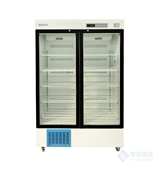 双开门医用冷藏箱BYC-1000 2-8℃ 1000L立式双开门医用药品冷藏箱