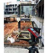 徕卡掌上全站仪S910应用于电梯安装快速测量高差水平距角度点对点距离